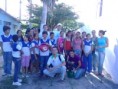 Equipe na Escola MunicipalMunicipal  Divaldo Suruagy envolvida no projeto Farmácia Viva.(Projeto de Extensão do Curso de Ciências Biológicas da Uneal - Campus I) - NEPA/Núcleo de Biologia.
